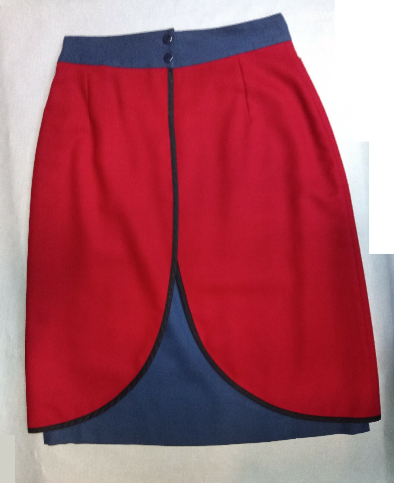 Winter Pure Wool Bicolor Hipster or Yellow Solid Color 42 to 46 Years ’80