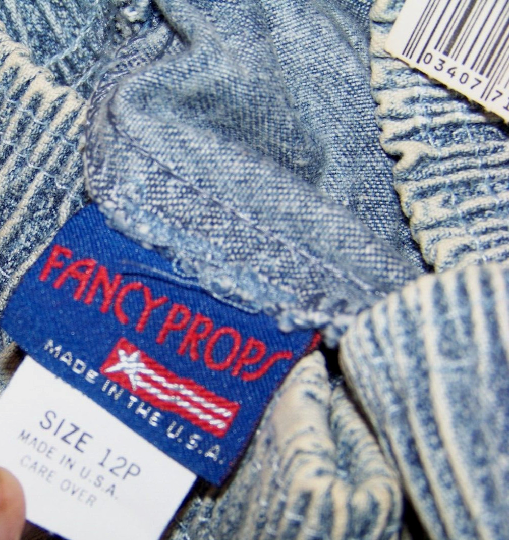 Vintage Fancy Props Pull On Denim Pants – Size 12P – New with Tag