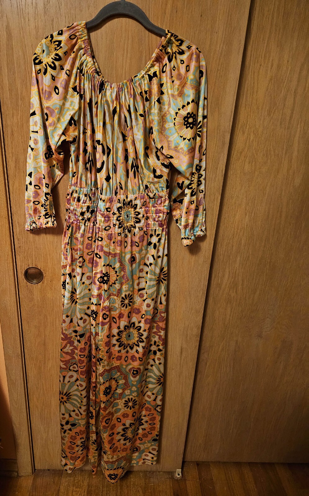 Vintage 70s Jumpsuit Romper Original Paulette Chicago XL
