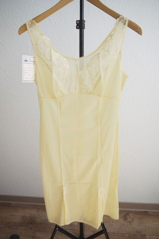 Negligee GDR women VEB knitted fashion vintage nightgown underskirt underskirt