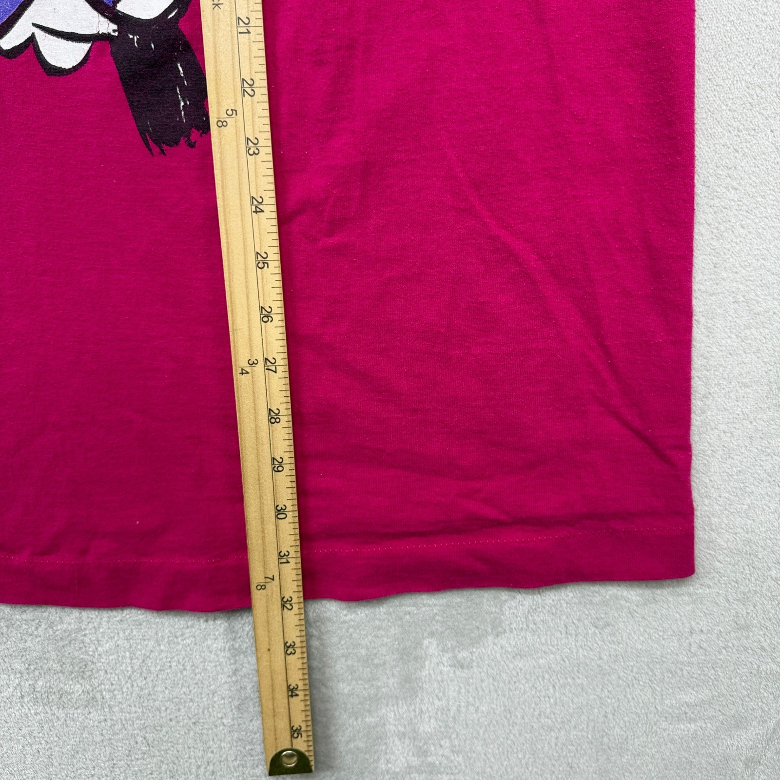 Vintage Disney Mickey & Co T-Shirt Adult XL Pink Minnie 90s Double Sided Graphic