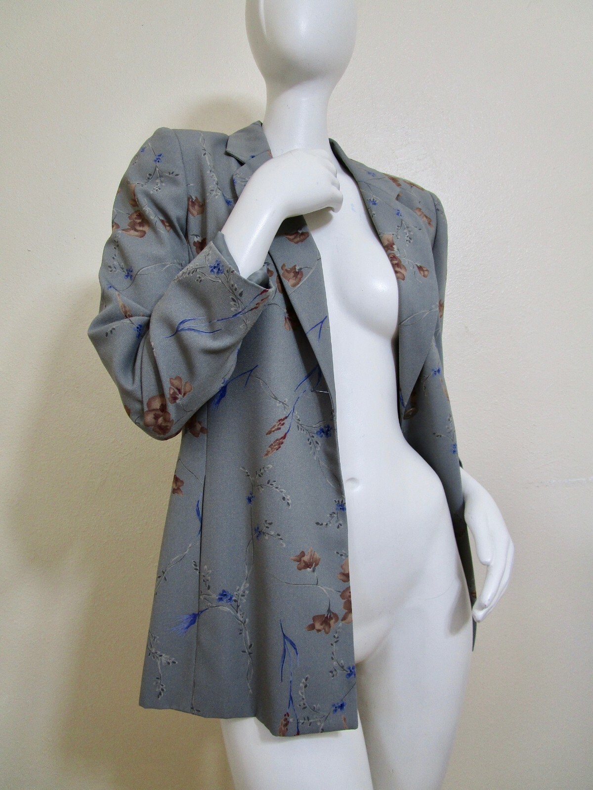 Havre Benard Floral Sage Green Tailored Blazer Jacket 8P