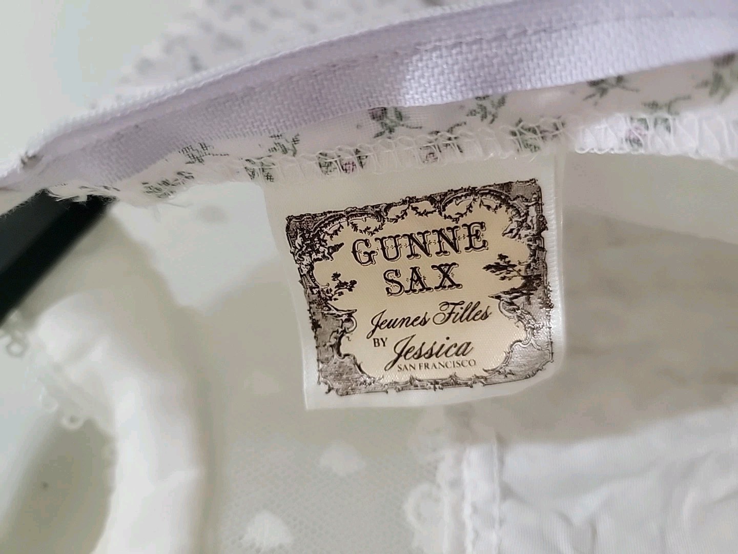 Pale Purple Floral Vintage Gunne Sax Dress Victorian Prairie 1970’s Girls 12