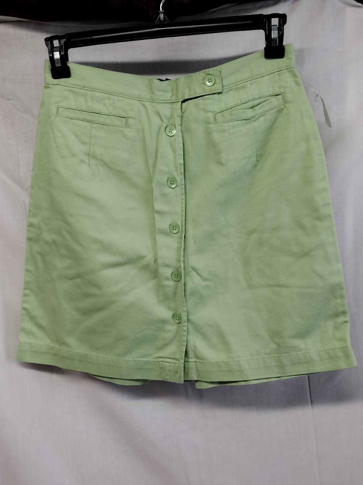 VINTAGE VAN HEUSEN SHORT PANTS SIZE 10 GREEN ZIP & BUTTON CLOSURE NWT 100%…