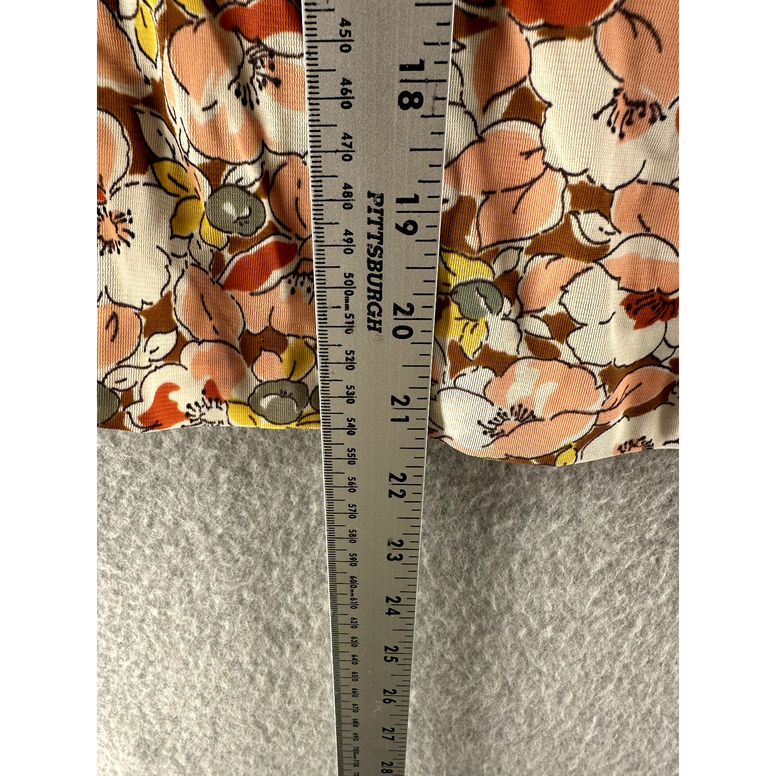 Handmade Womens Blouse Top Size XS See Measurements Multicolor Floral Vintage