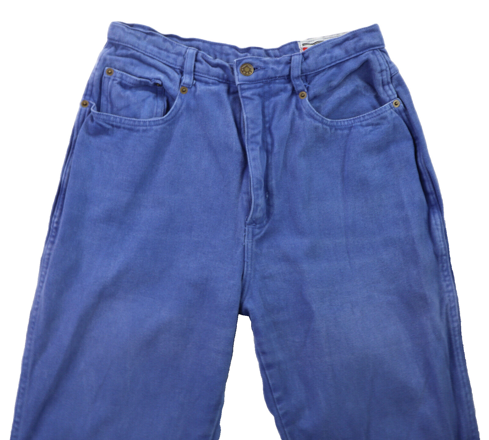 Vintage BENNINI US Women’s M 10 (13 14) Blue Denim High Waist Straight Leg Jeans