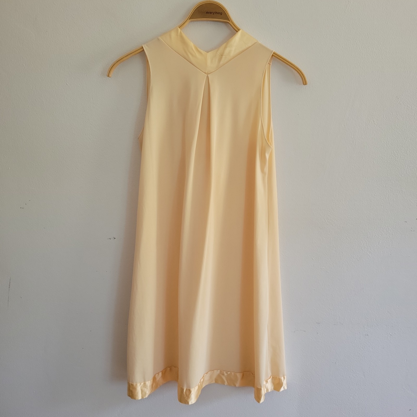 Vintage 60s Gossard Artemis Nylon Penoir Two Piece Small Pale Yellow Boudoir