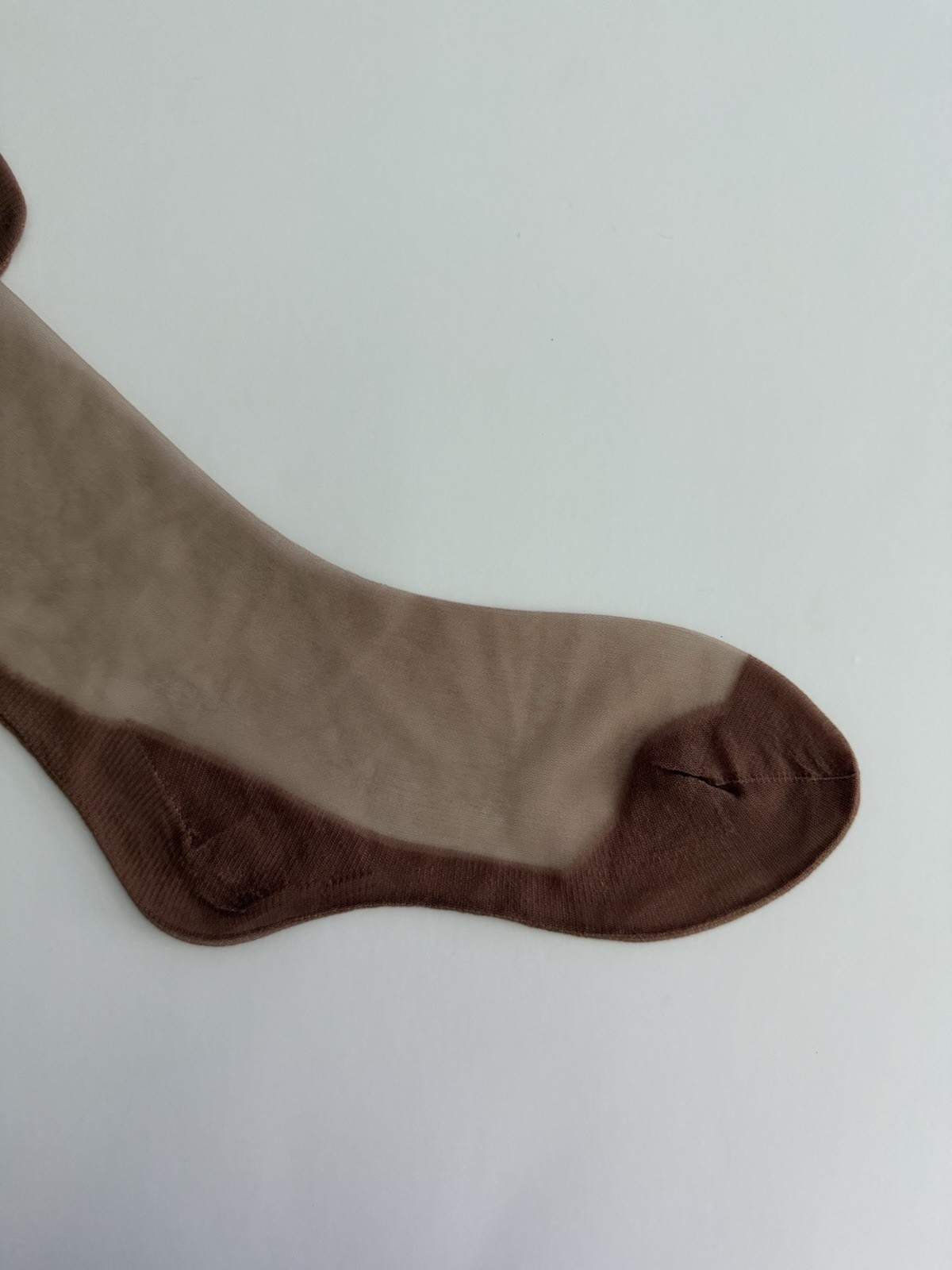 Vintage Stretch Sheer Stockings Full Fashion With Cuban Heel