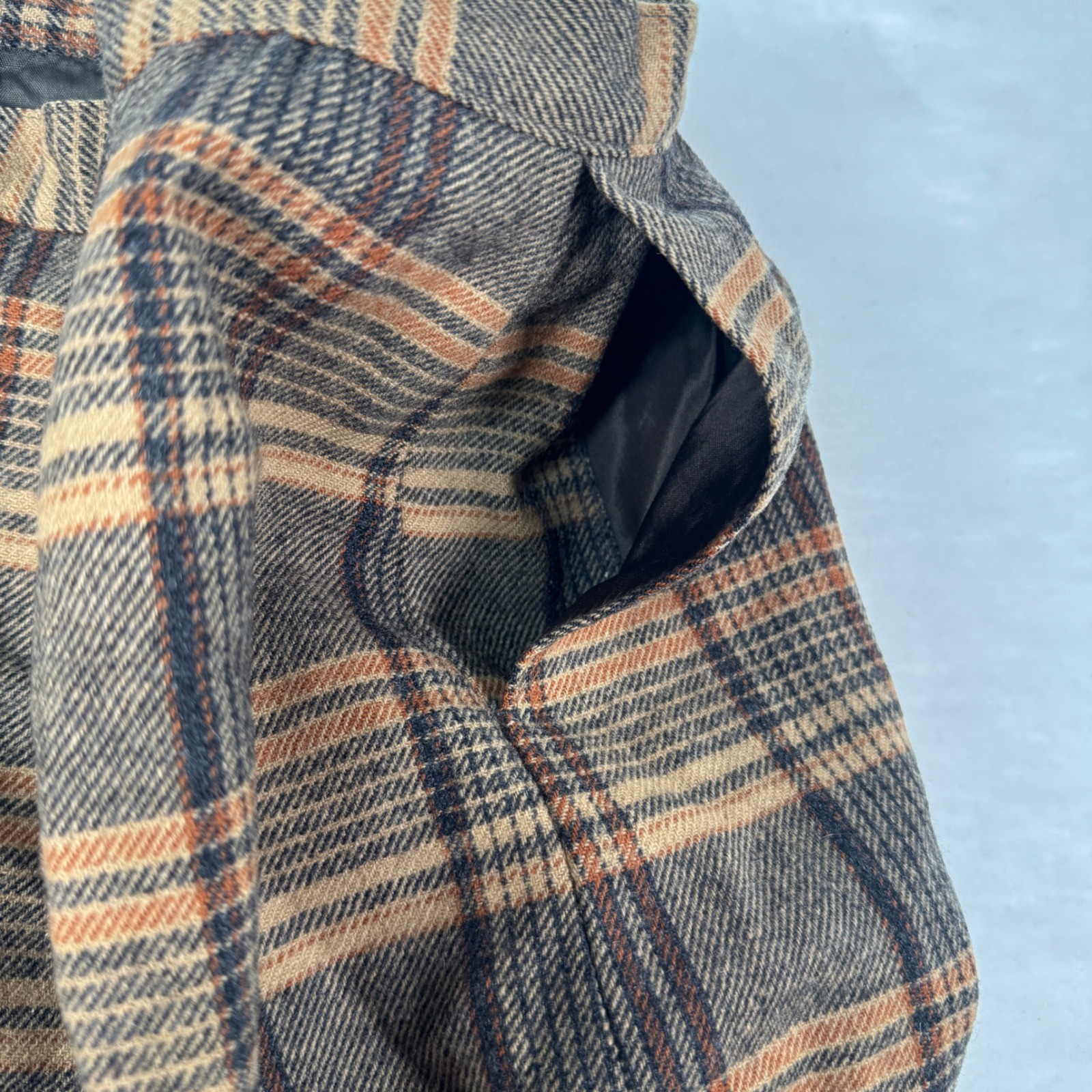 Vintage Pendleton Wool Skirt Large Womens Plaid 100% Virgin Wool USA Made Preppy