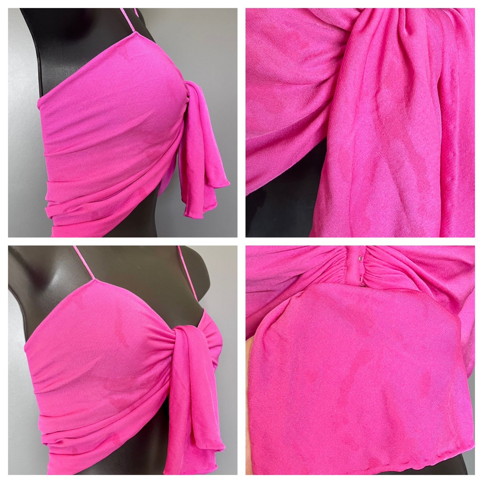 Unique & Versatile Vintage 1980s VALENTINO NIGHT multicolor Silk Dress M