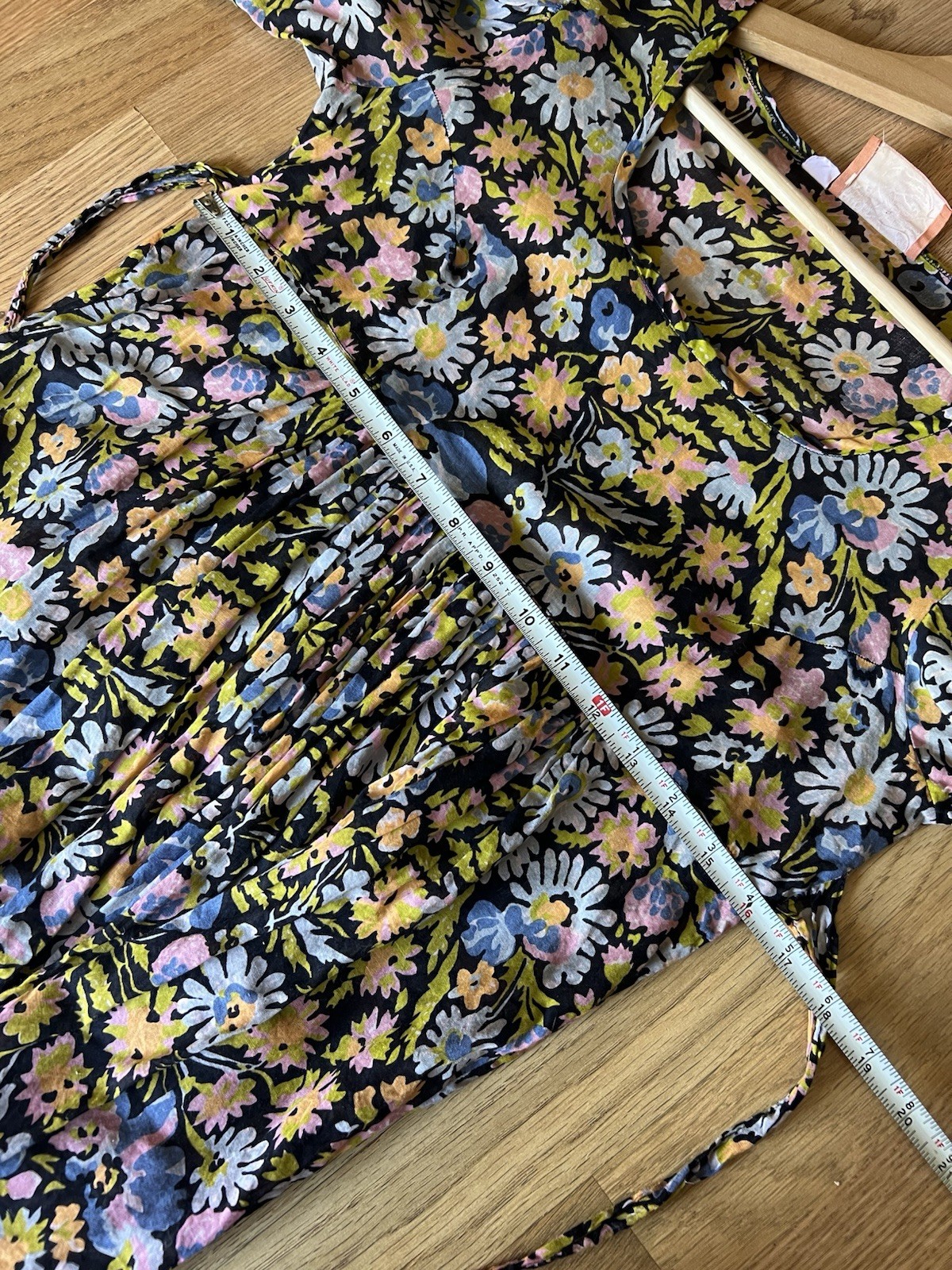 Vintage 70’s Rare Alley Cat By Betsey Johnson Floral Balloon Sleeve Maxi Dress