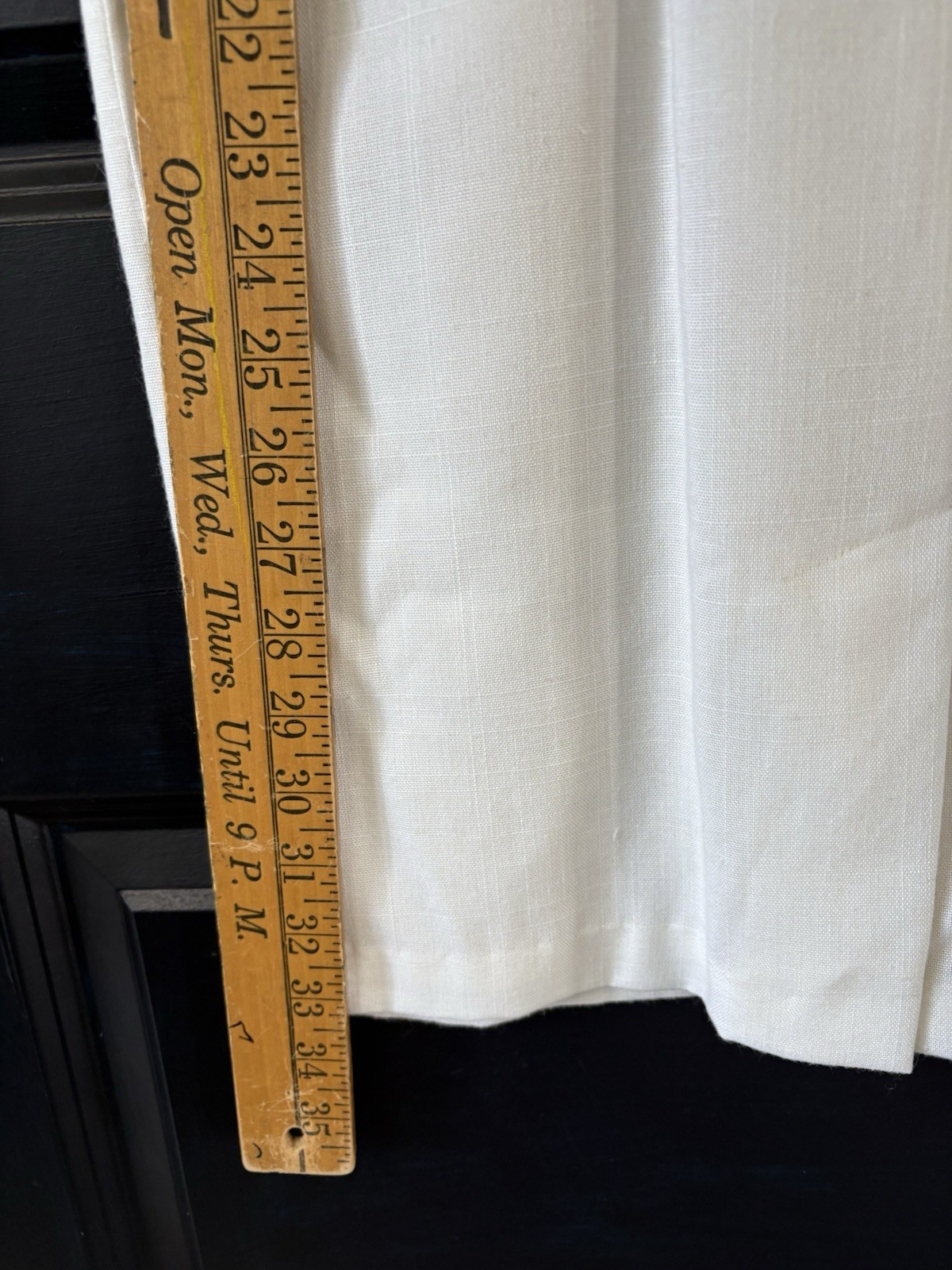 Vintage 80s Misty Lane Nautical Cream Gold Anchors Dress USA Union Made 3/4