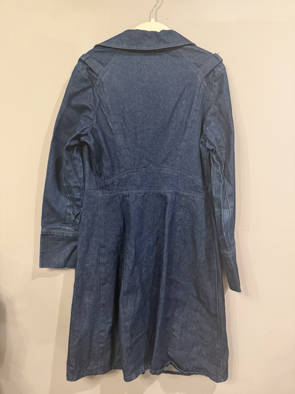 RARE Vintage 90s Karl Kani Denim Button Down Dress Hip Hop Medium