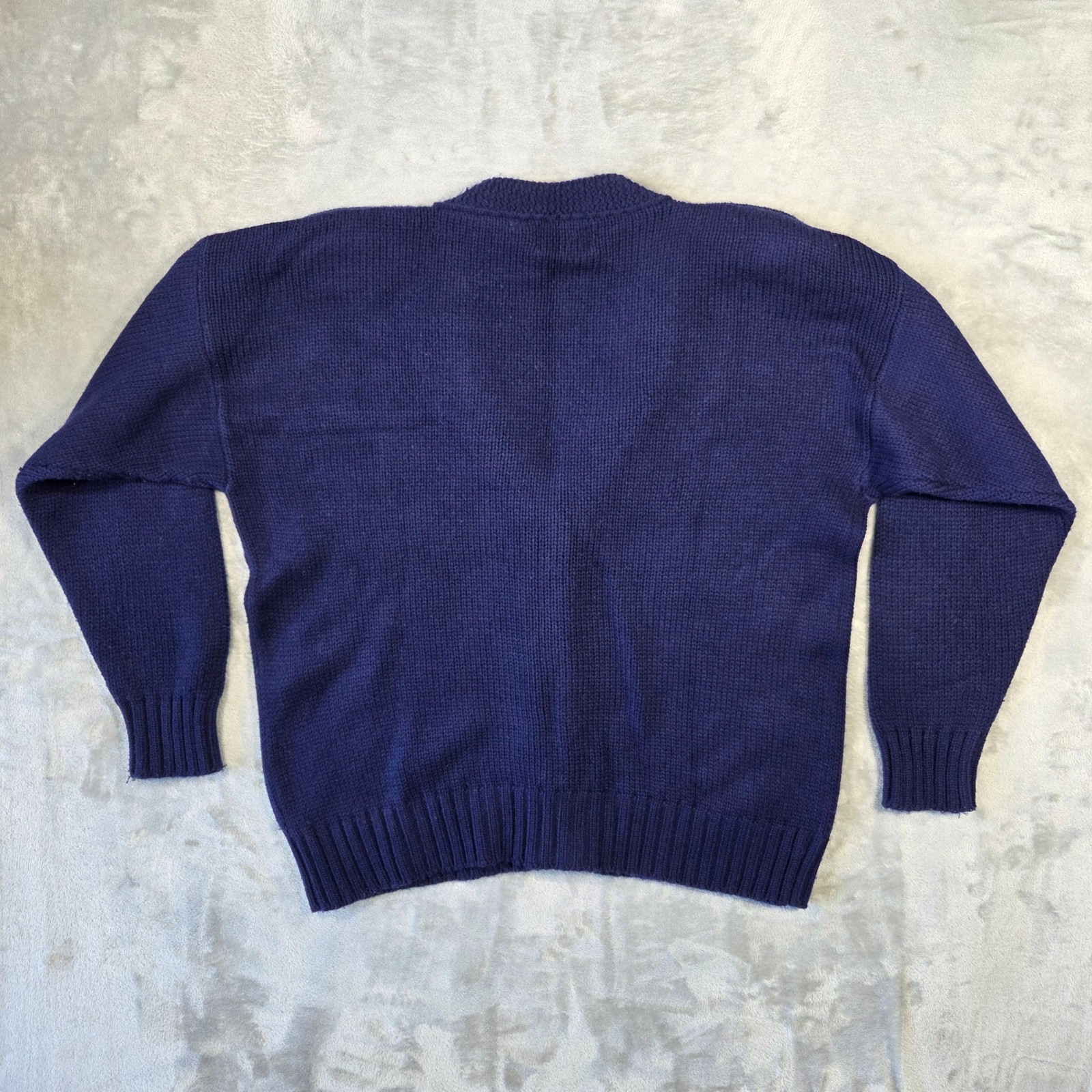 Boundary Waters Vintage Button Front Cardigan Sweater Plus 2X 100% Acrylic Retro