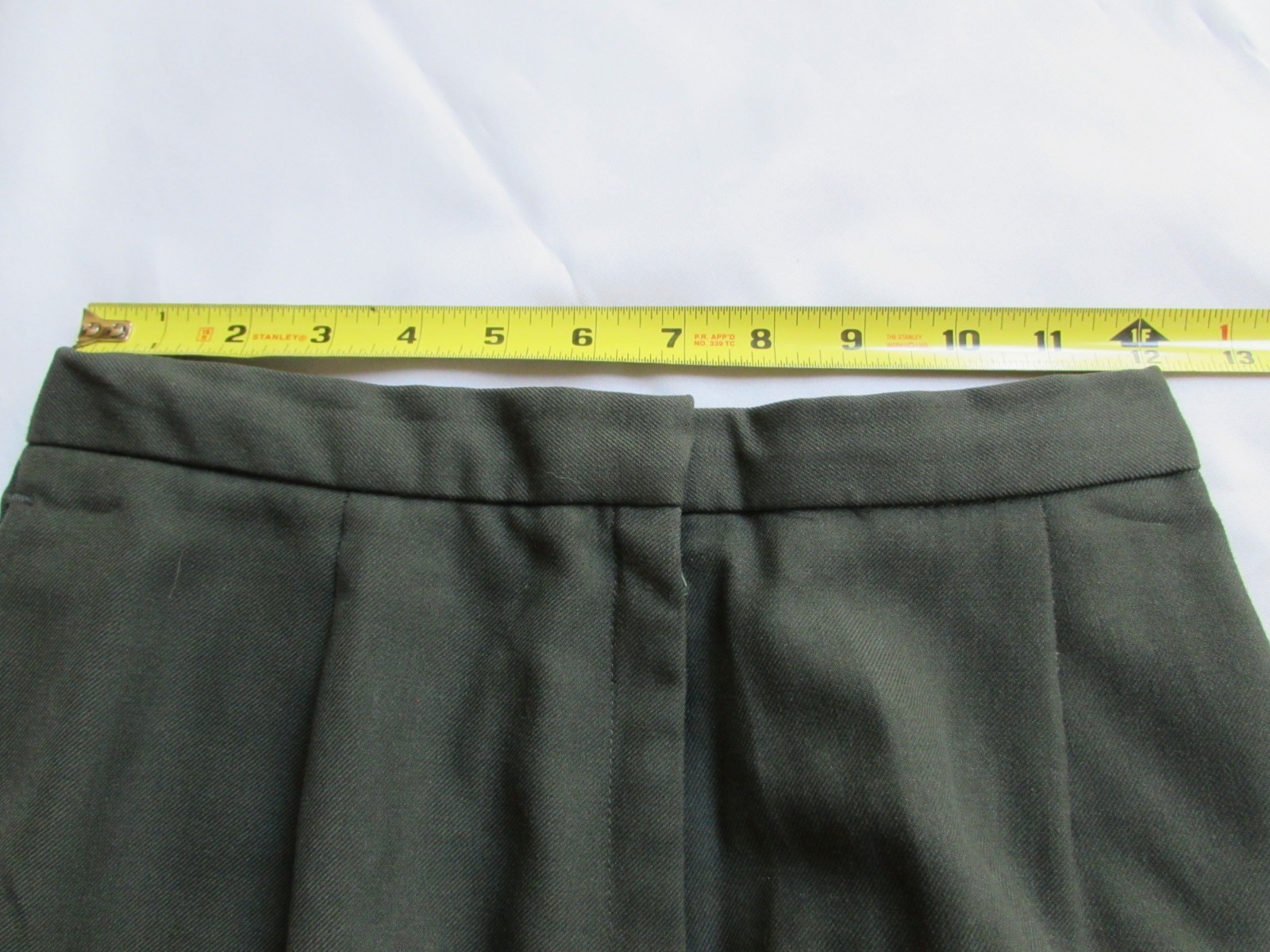 VTG Women’s Olive Green Army Uniform Trousers Pants Size 12 R(S/M)1960’s/70’s