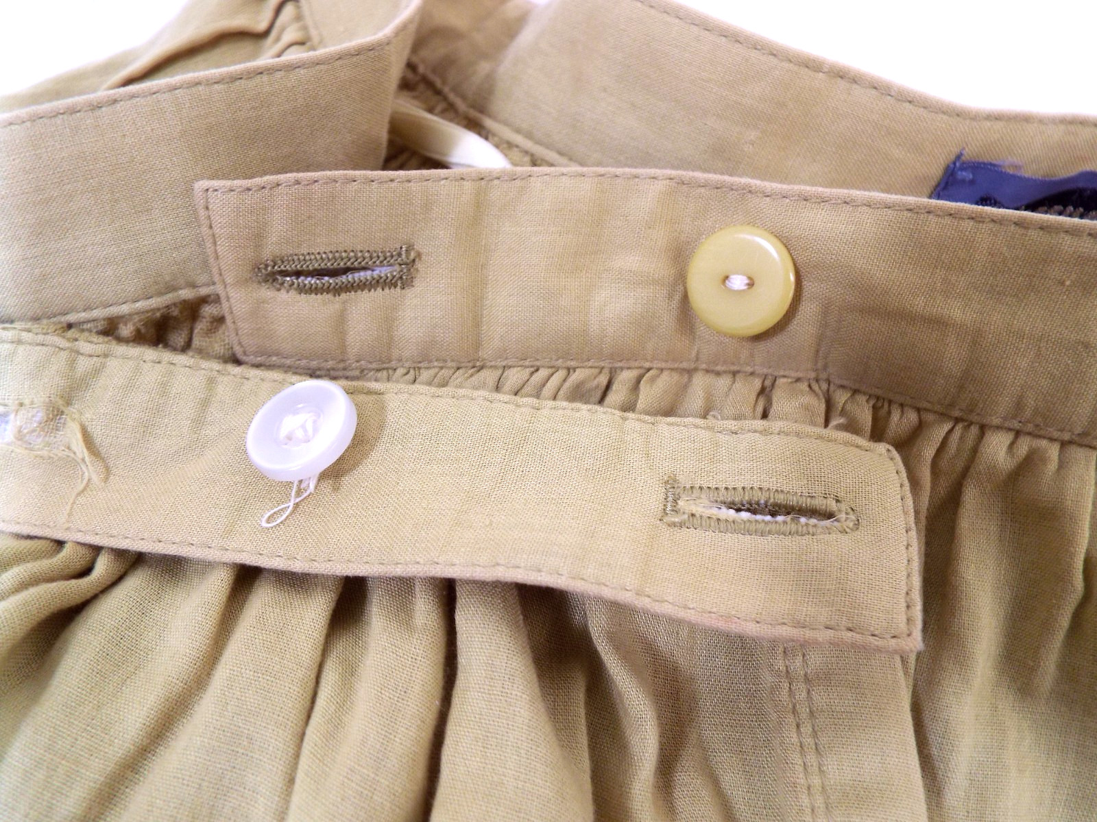 VTG 1980s Issey Miyake Yellow Cotton Asymmetrical Skirt MEDIUM Brush Label Slits