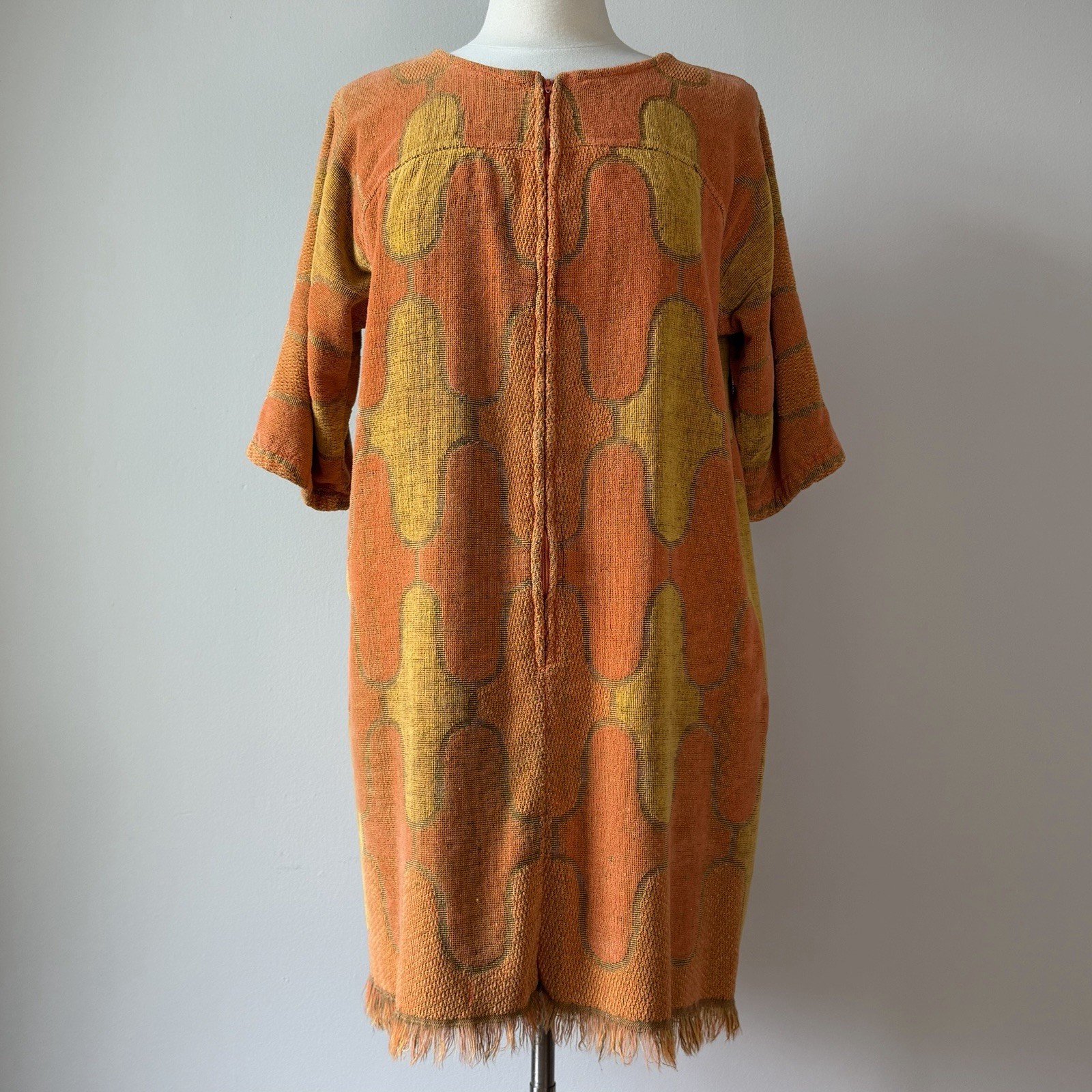 Vintage MCM Martex Towel Cover Up / Tunic/ Mini Dress by Terry Tuck M