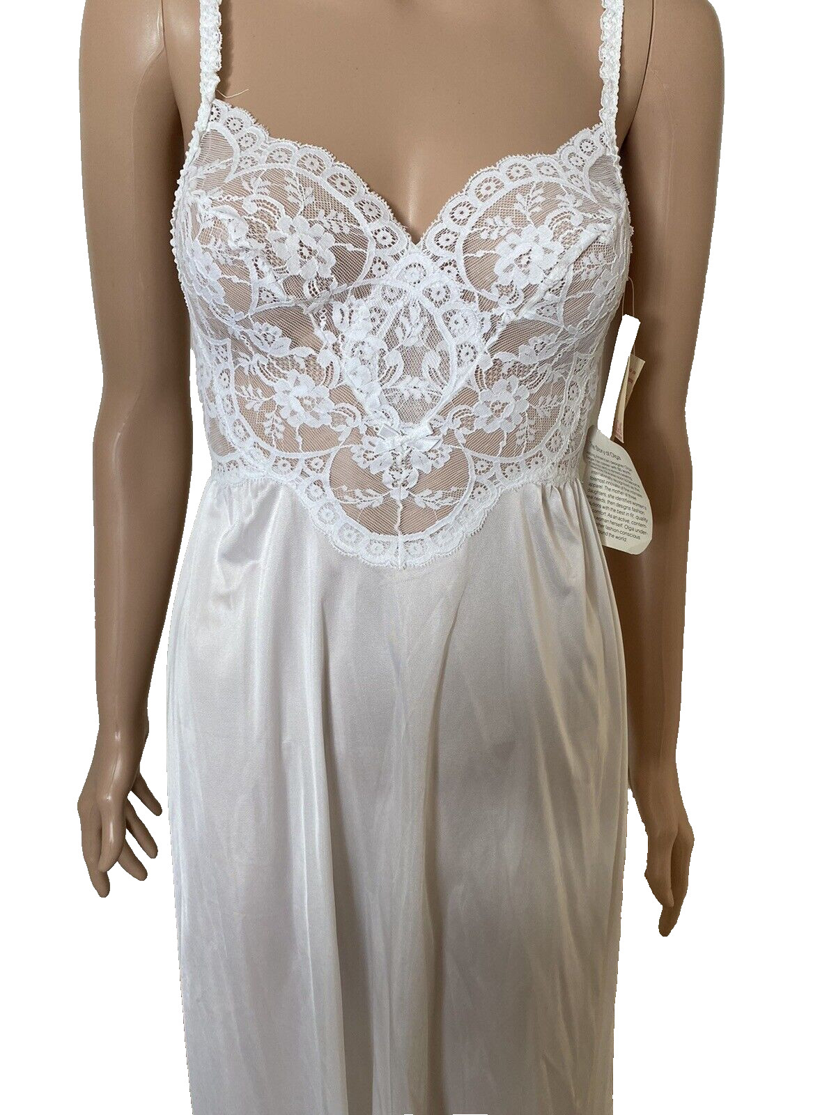 NWT OLGA White 91360 Small Nightgown New with Tags