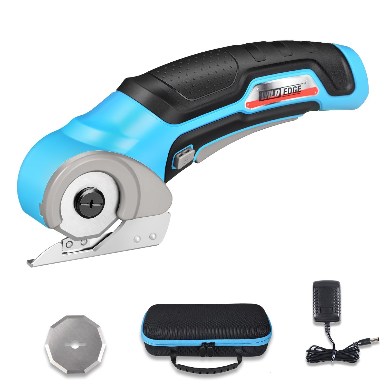 Wild Edge Cordless Electric Scissors Box Cutter – Cardboard, Fabric, Carpet, Foa