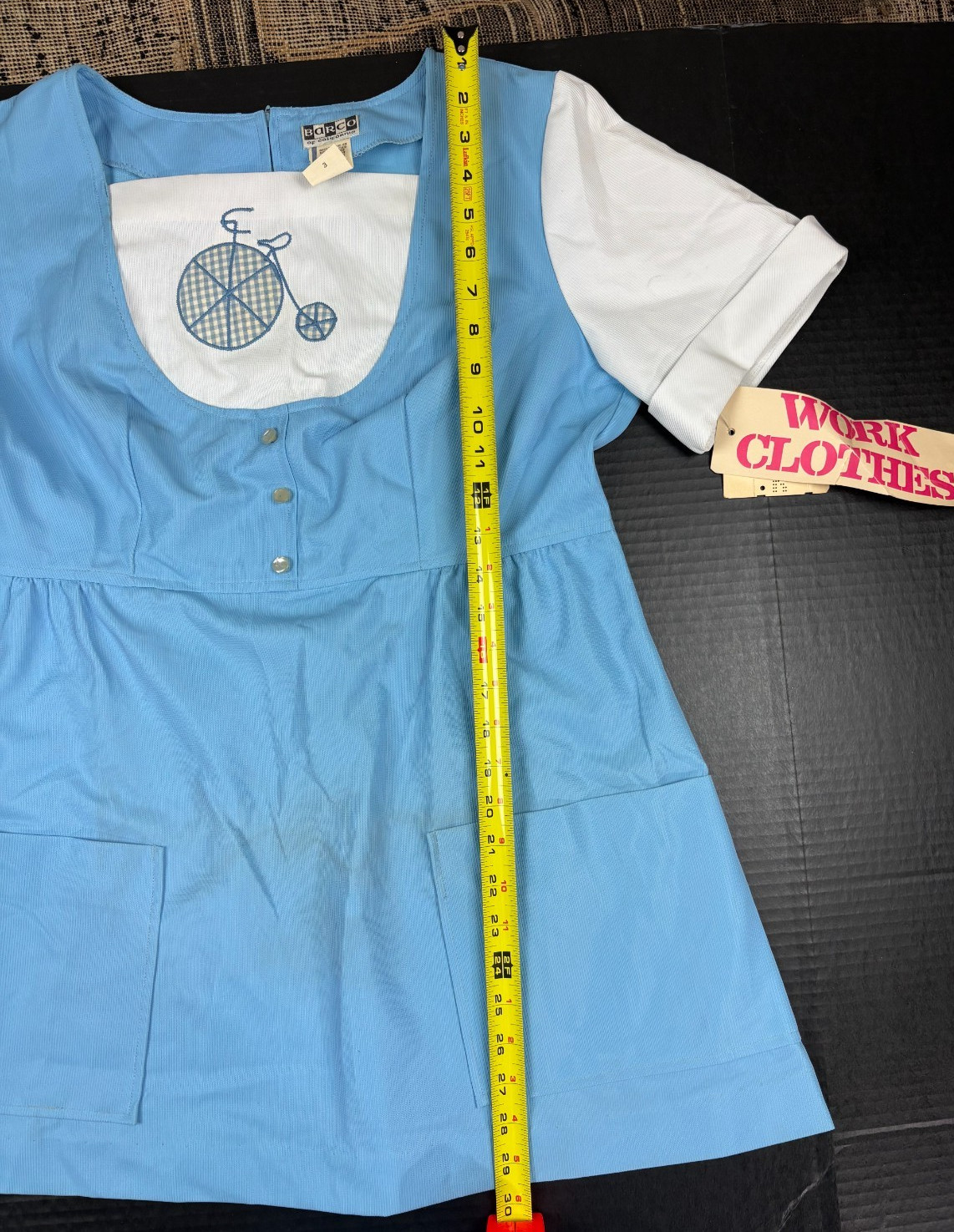 Vintage Barco of California Short Sleeve Nurse/Waitress Uniform Sz 16-18 New