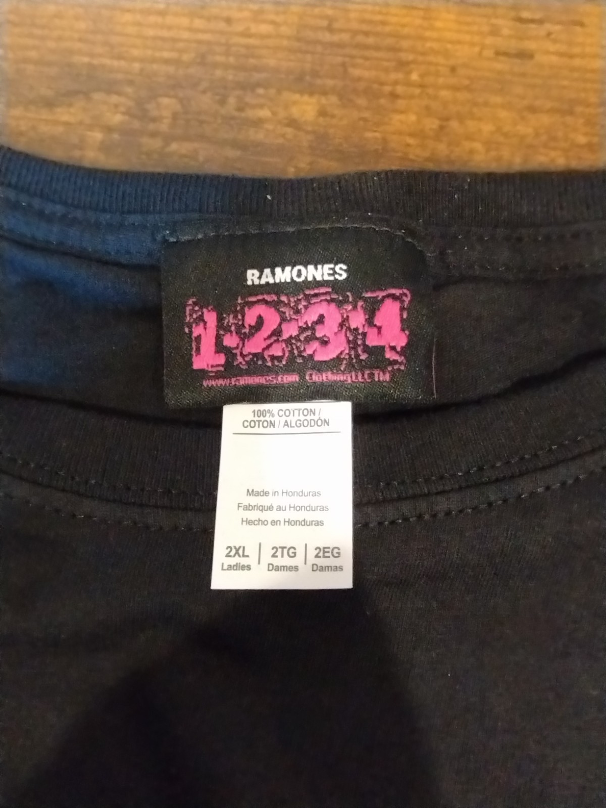 🖤 Ramones New York Women’s T-Shirt 2XL Black Punk Rock Band Tee