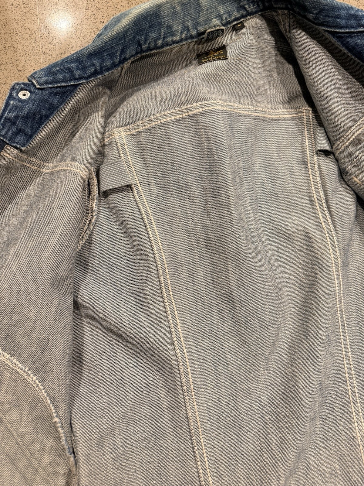 Vintage Wrangler for United Arrows Men’s Blue Denim Jacket M Regular