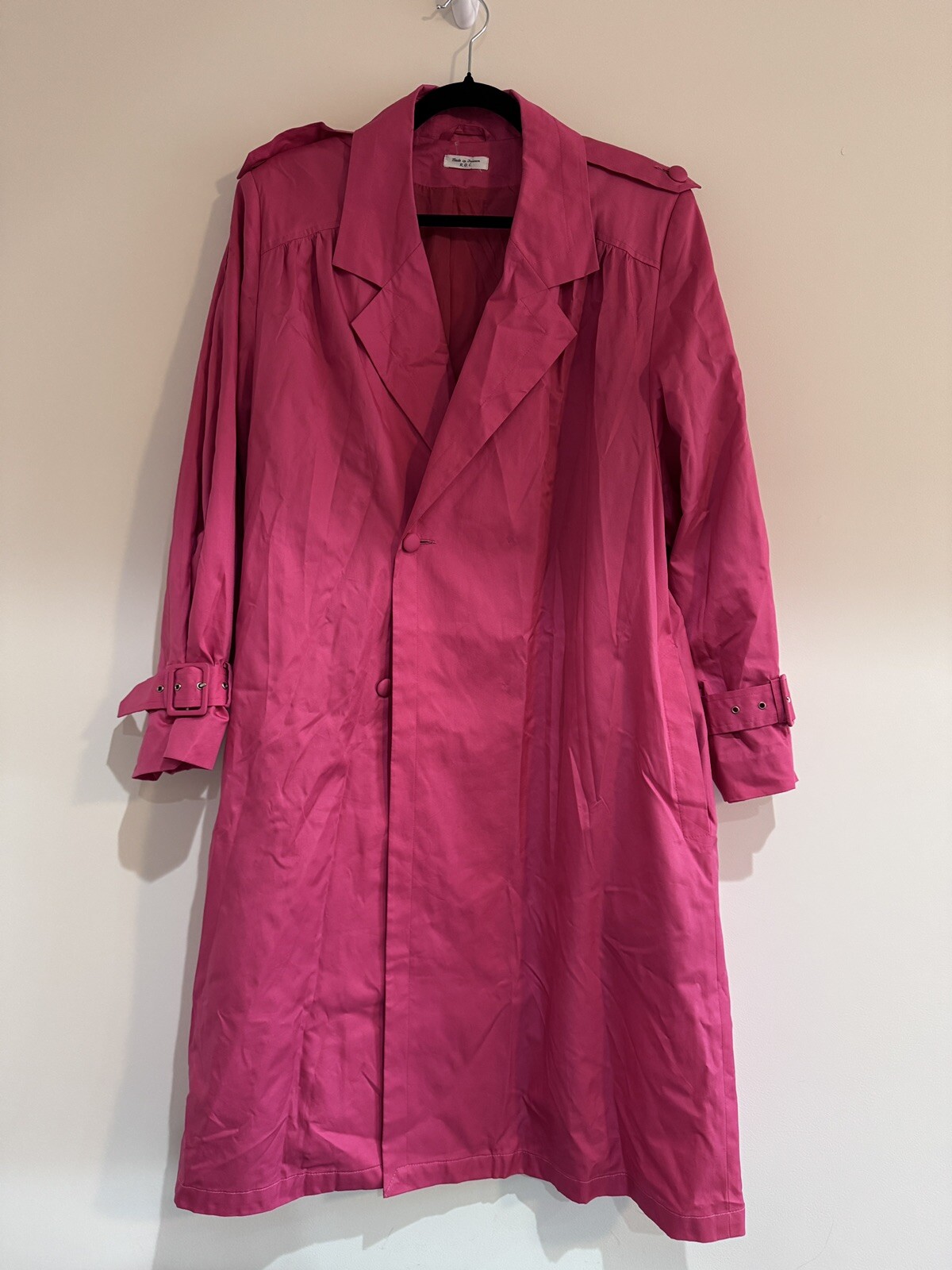 Vintage Count Romi Pink All weather Coat Size 10