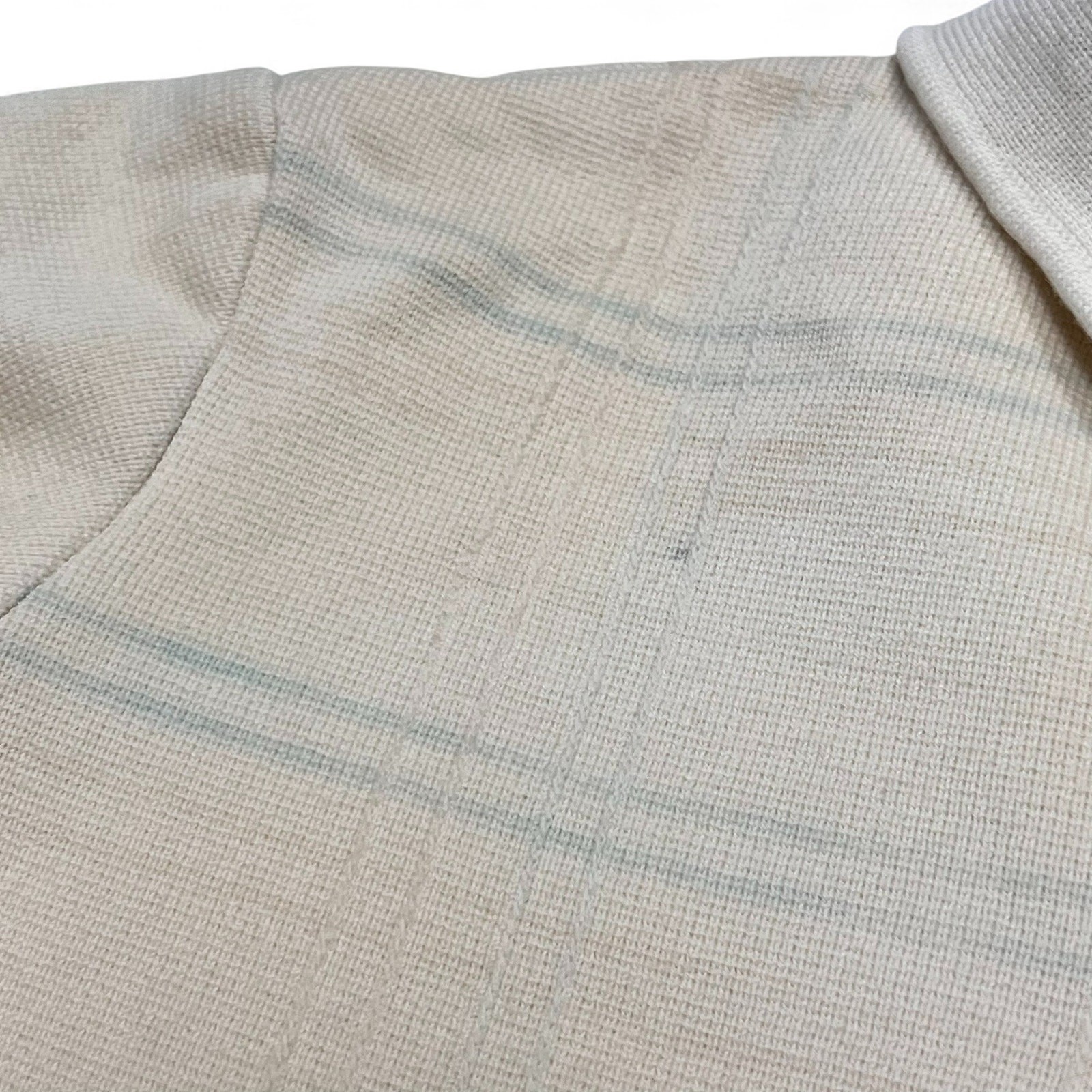Vintage 60s Mod Ivory Wool Knit Tunic Marco Donati Hong Kong MCM Sz S