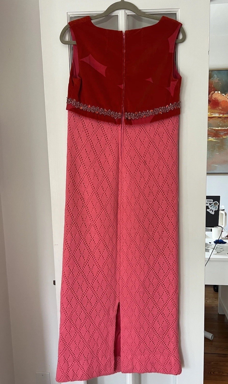 VTG 60’s Embellished Mod Party Dress – US 10 M-L