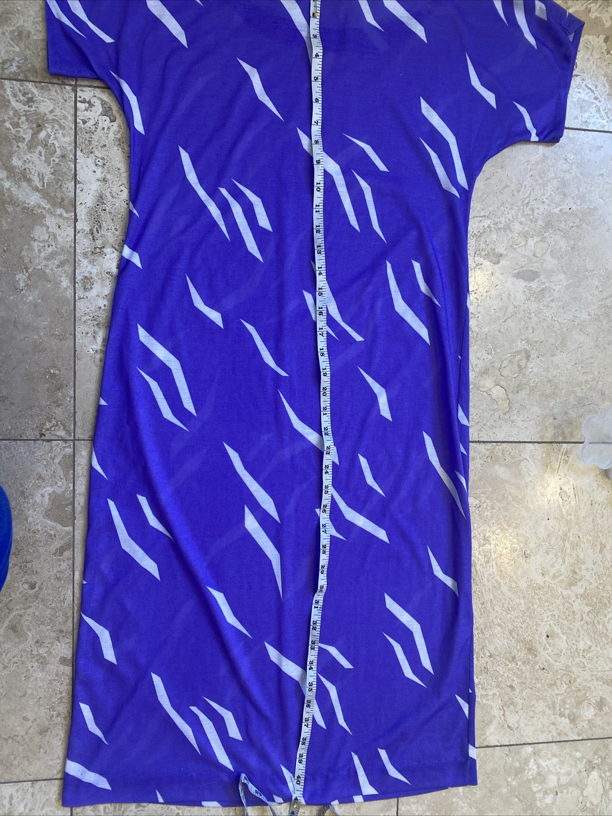 Women’s Vintage Purple Dress 80s Summer