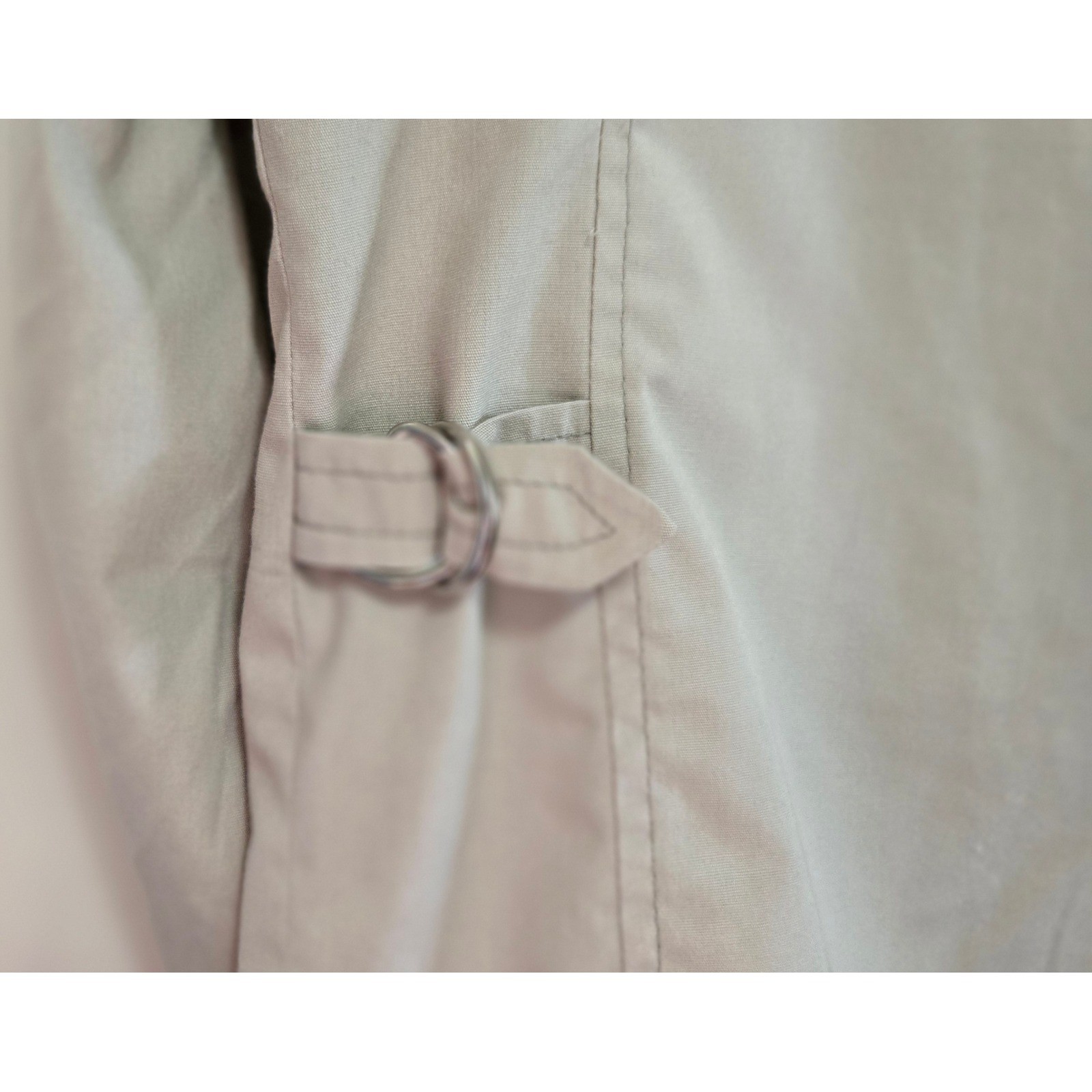 Vintage London Fog Classic 1970’s Beige Zip Front Utility Jacket Tan Size 44 XL