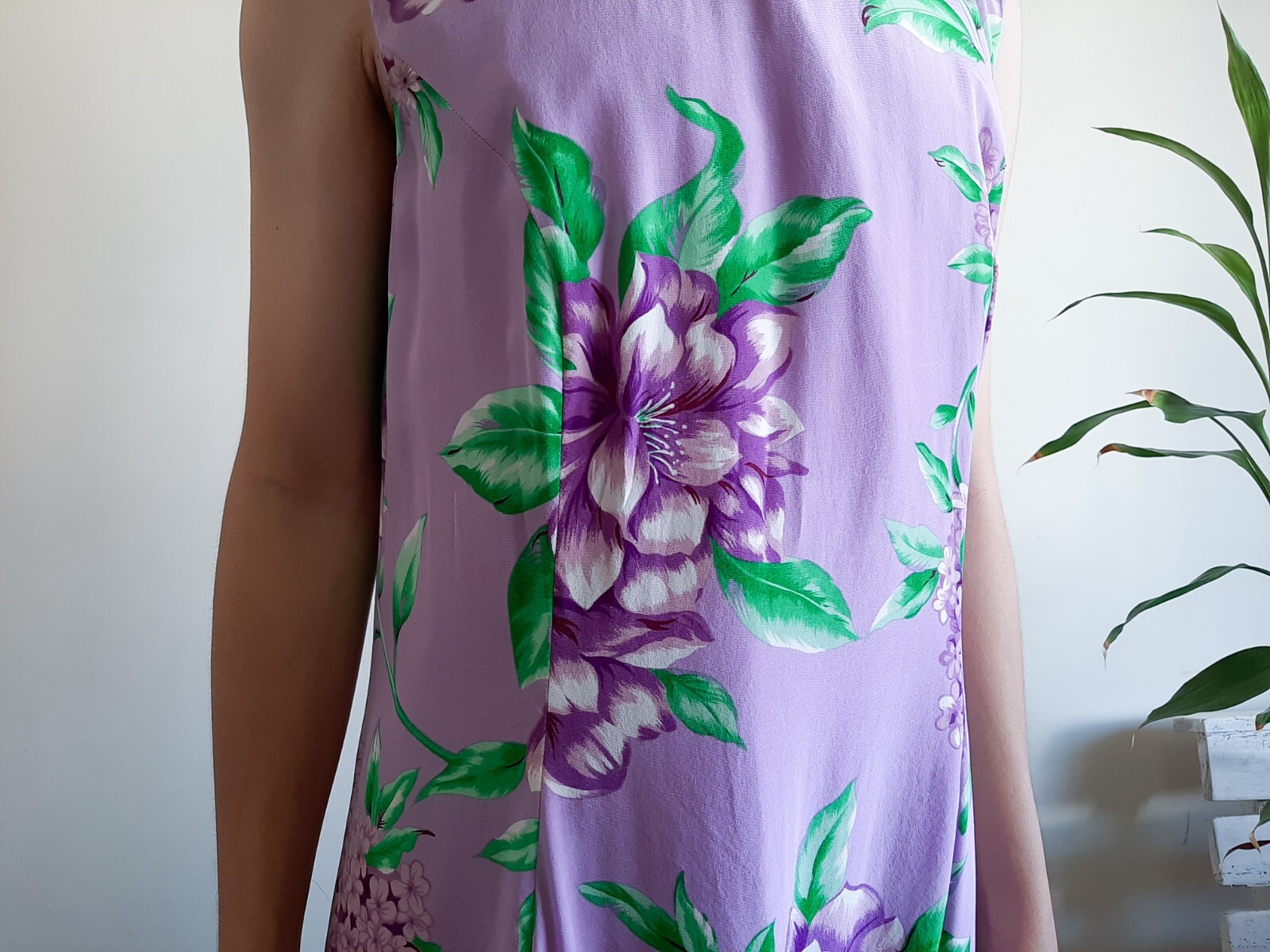 METRO STYLE Purple Floral 100% Silk Dress Jacket Set 2 Piece set Size 16 Size XL