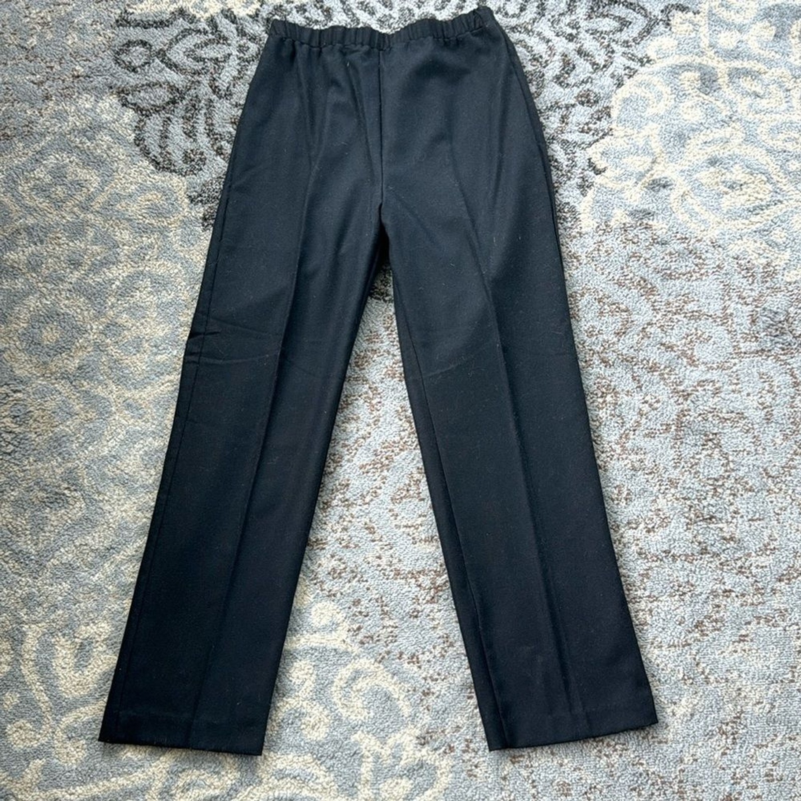 Vintage A’Viano Elastic Waistband Pants Black 13/14