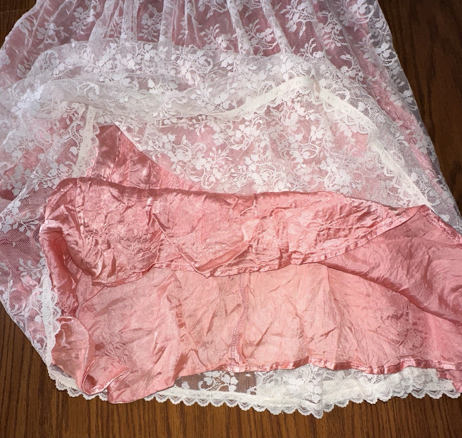 Gunne Sax Jessica McClintock Vtg 80’sDress Lace & Satin Romantic Victorian Party
