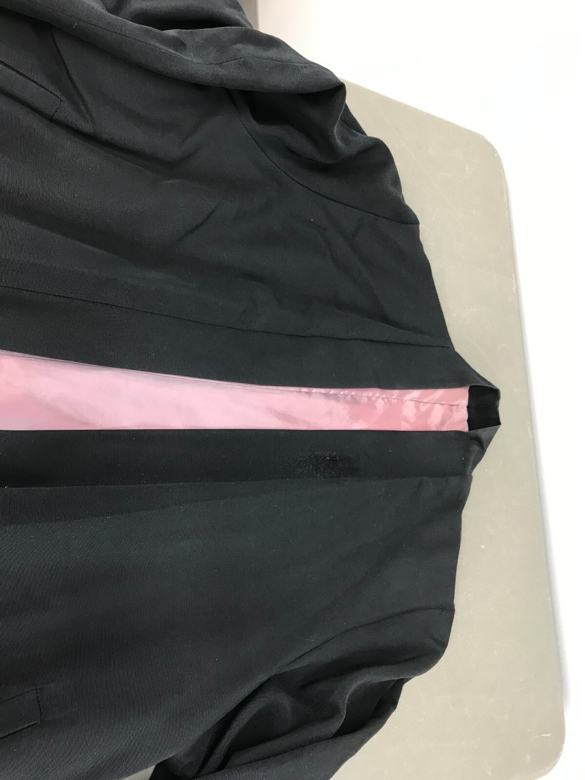 vintage Blue Black Coat Wrap (No Buttons) Size Small – Medium 24″ wide 39″ long