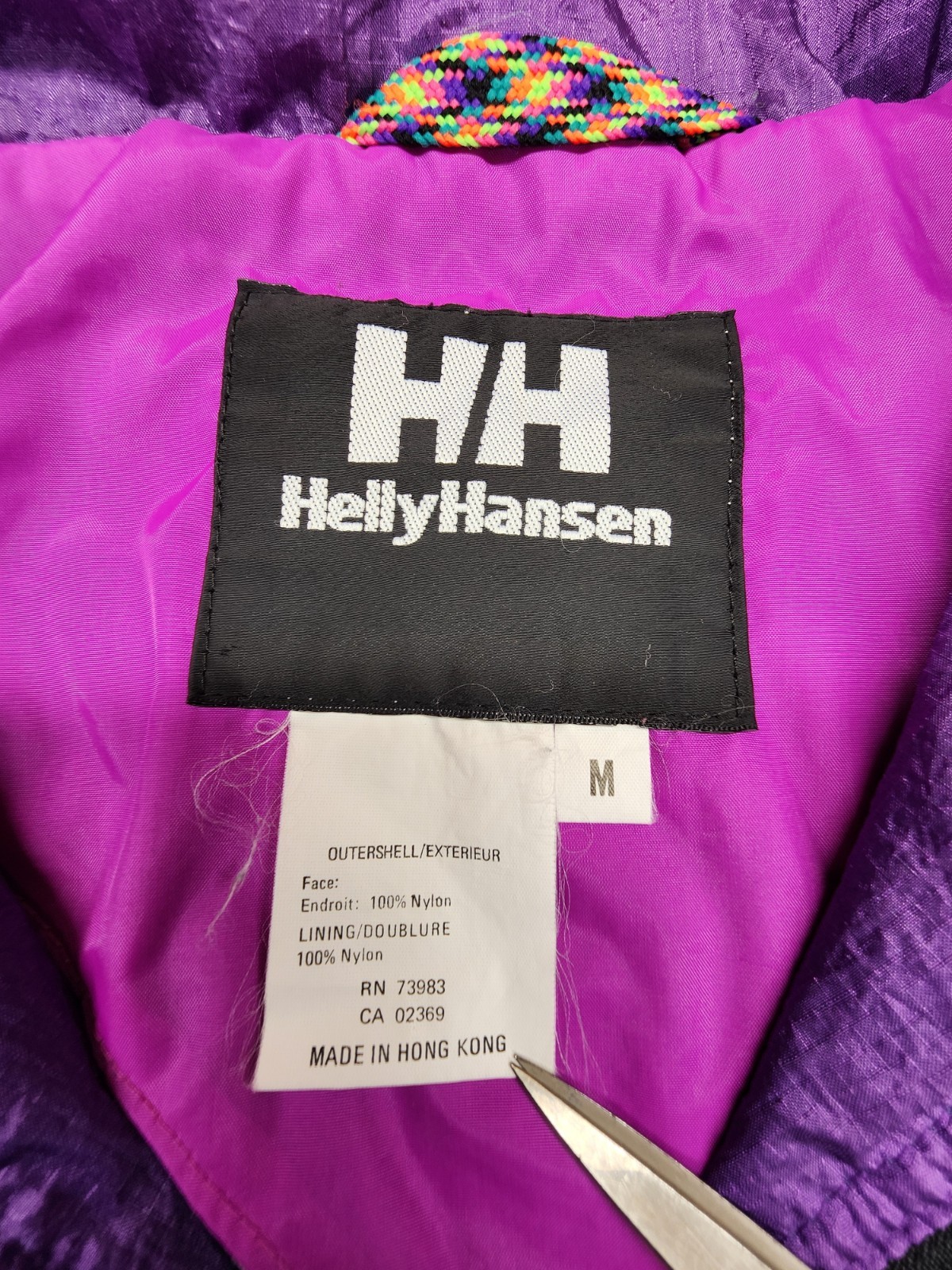 Helly Hansen Womens Pullover Windbreaker Ski Snowboard 90’s Vintage Jacket