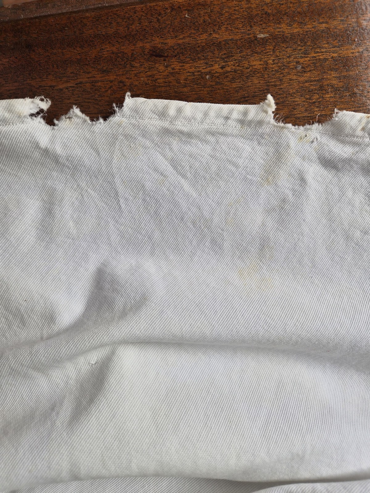 Vintage Women’s 1940s-50’s Side Zipper Cotton Eyelet Dress XS, Sweeping Skirt