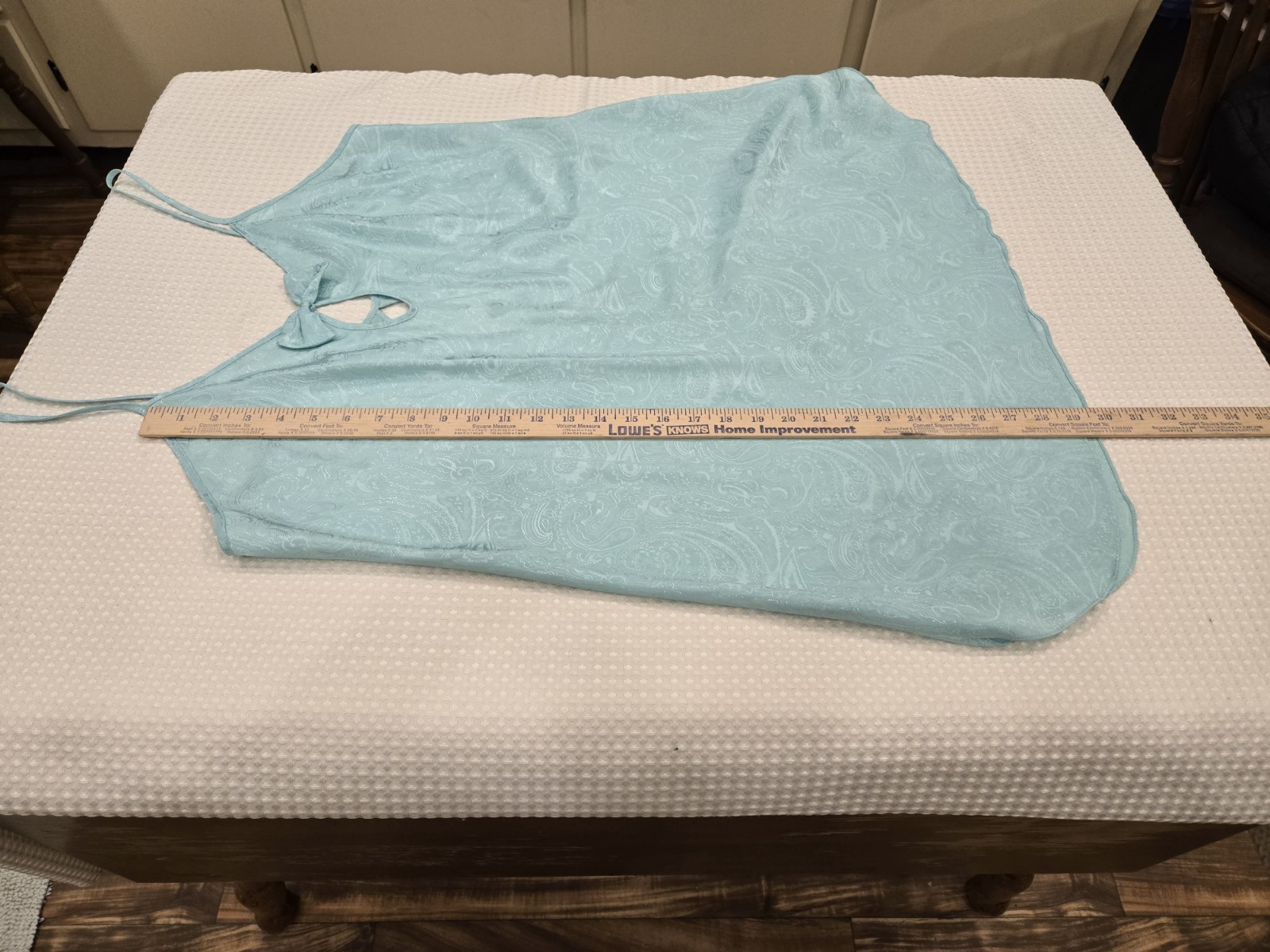 Size 2X Intimate Moods Nightgown Lingerie Women’s Keyhole Mint Green Vtg EUC
