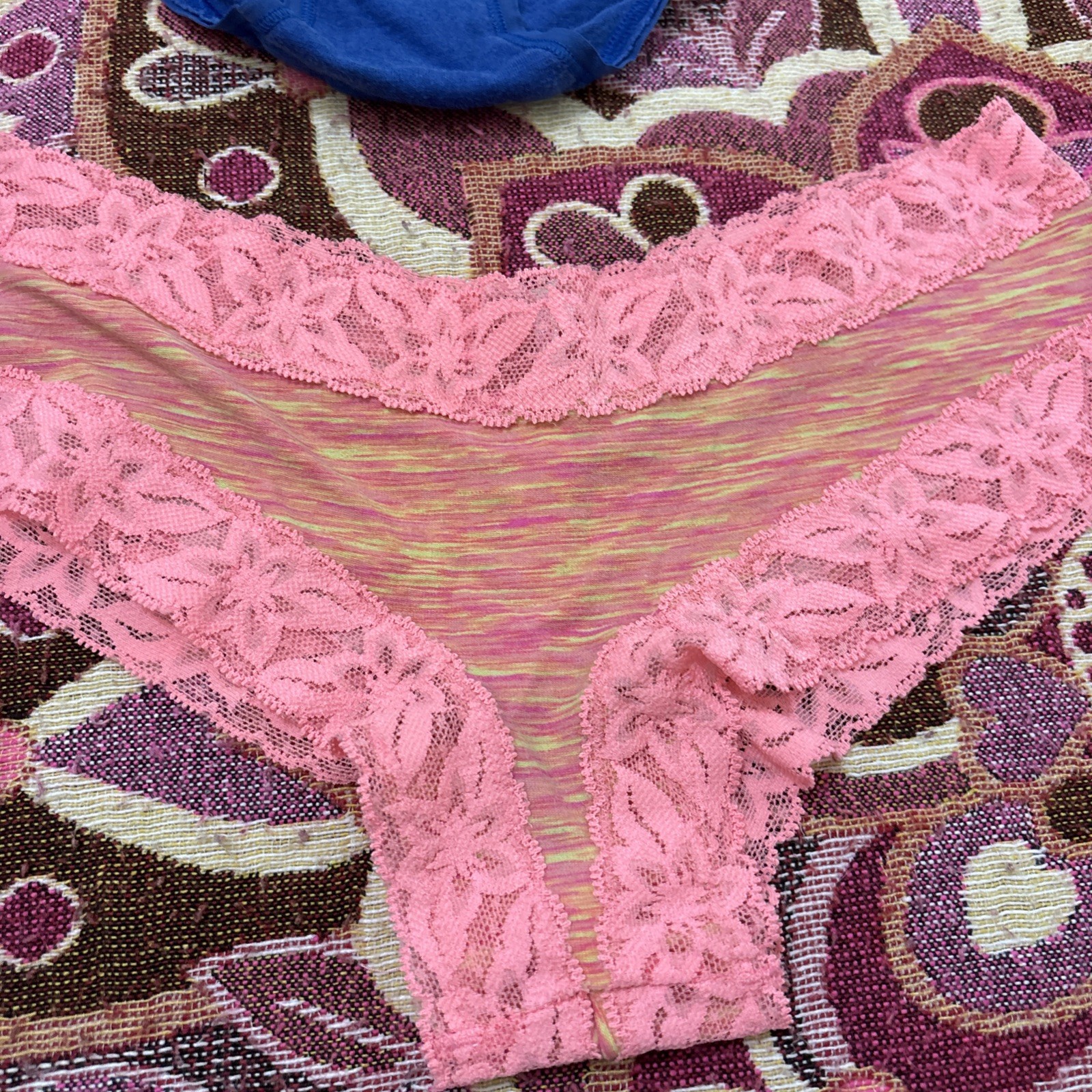 Vintage Lote 5 Pink/victoria Secrets Mic Pantis #005