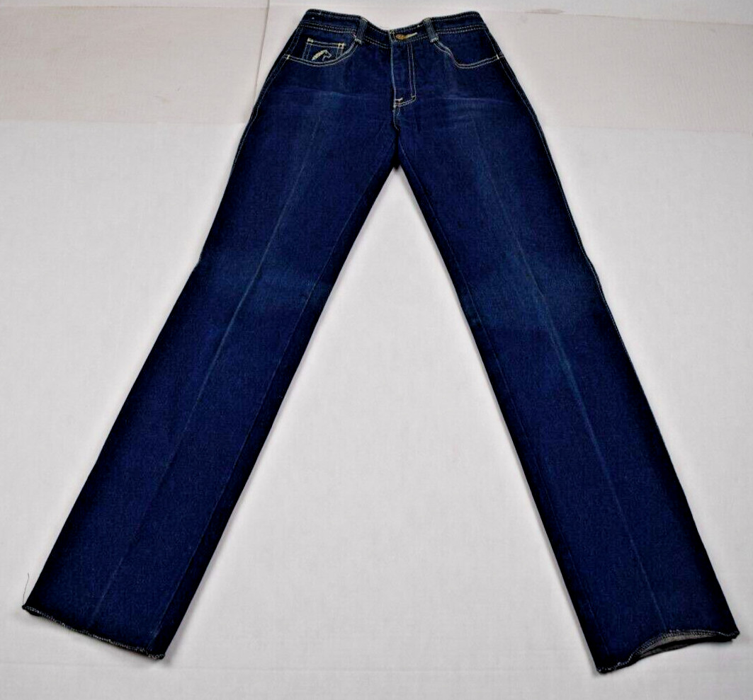 Vintage Jordache Jeans Horsehead Size 26 x 31 70s Indigo White Stitch High Waist