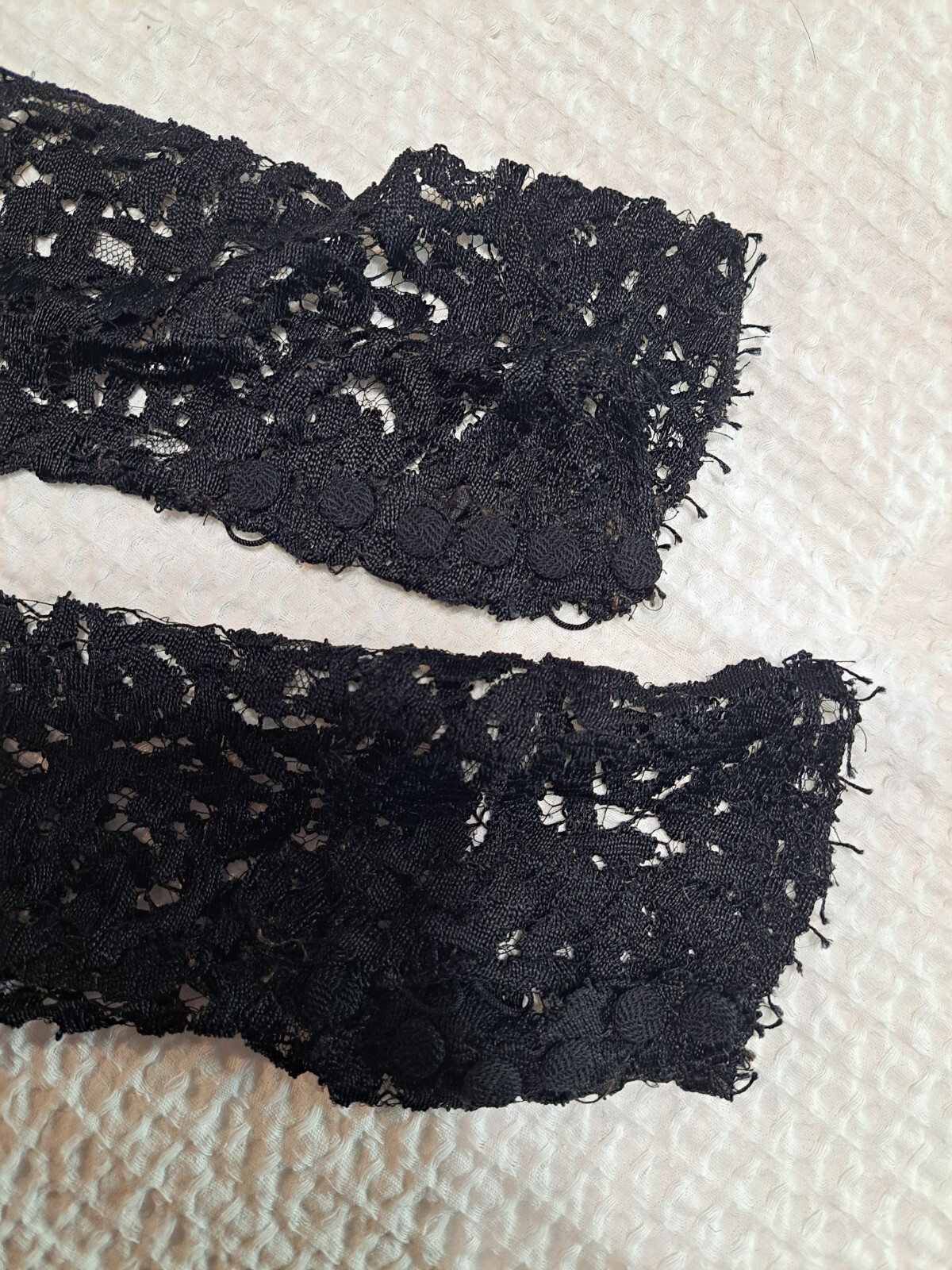 Antique 1920s Dress Black Lace over Silk Dropped Waist Long Sleeve