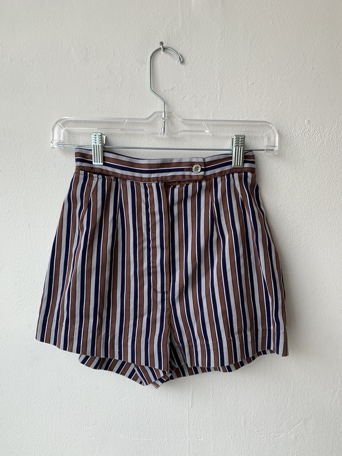 Vintage Jantzen 50s 60s Womens Shorts Size 10 Striped Summer Wear 22” Waist
