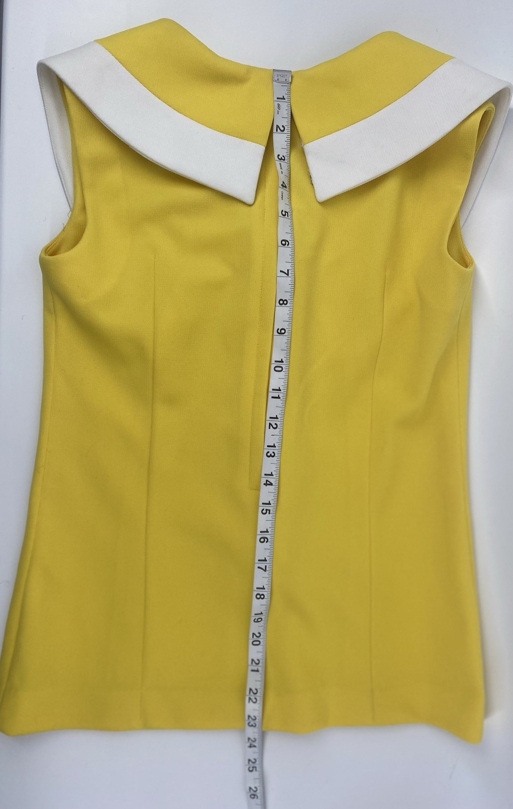 Vintage 60’s Nardis Of Dallas Yellow 2 Piece Skirt And Top Set Size Extra Small