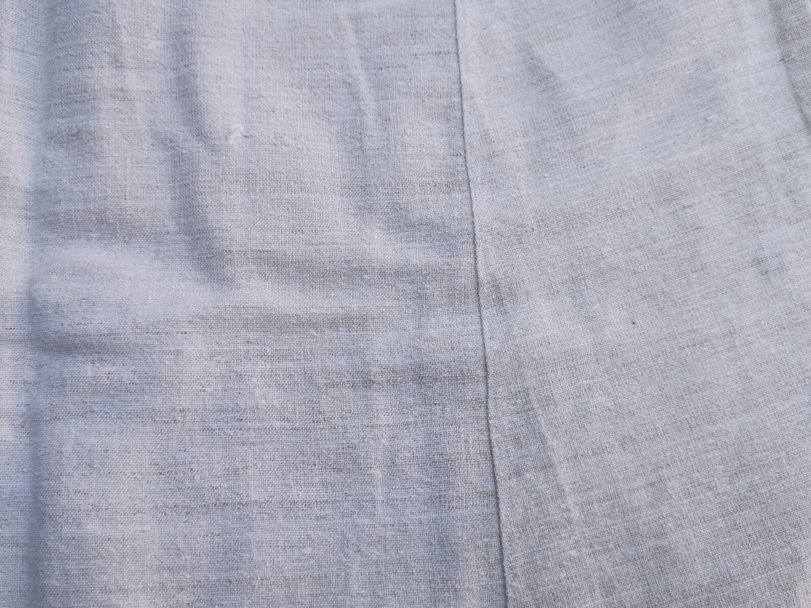 ANTIQUE WOMEN’S FOLK LINEN SHIRT RUSTIC HANDWOOVEN KENAR ETHNIC CLOTHING