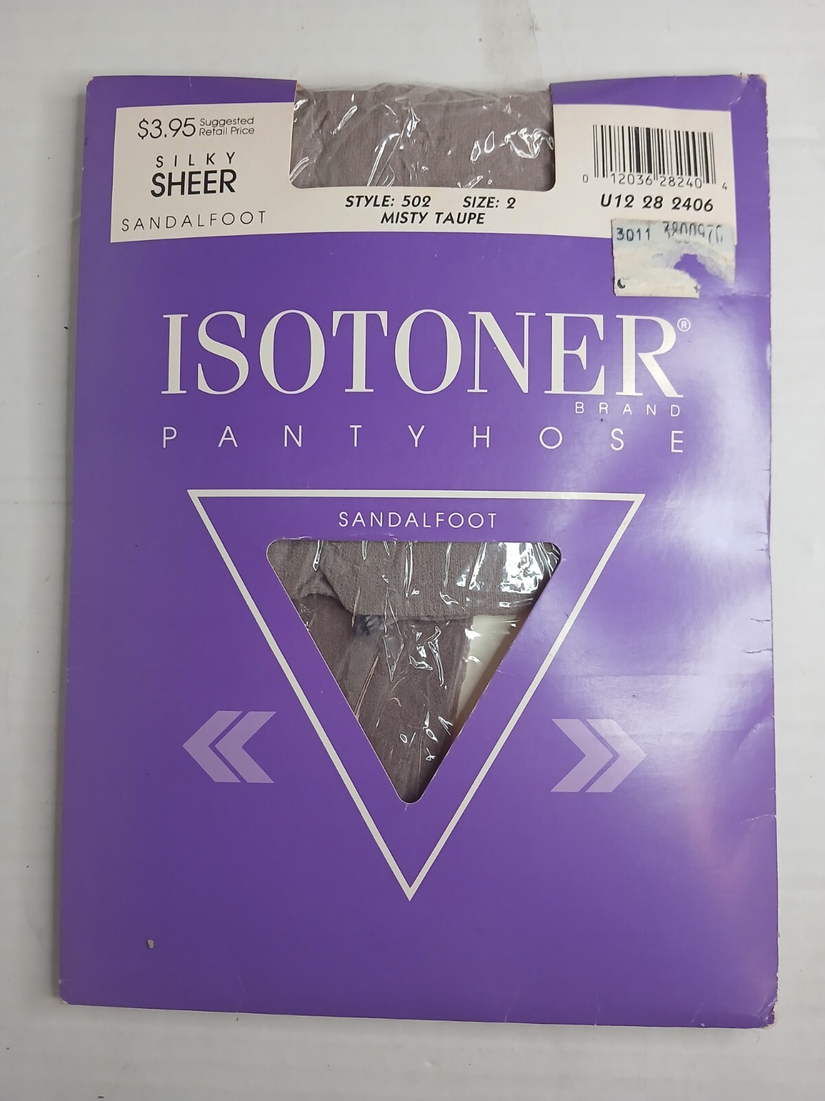 Womens (Isotoner Pantyhose) Style 502 Size 2, Misty Taupe NEW