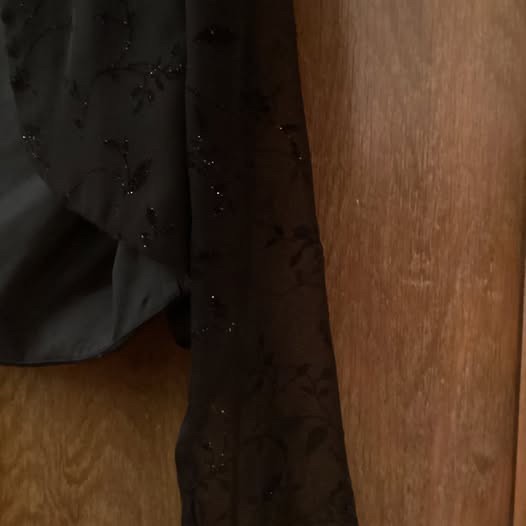 Vintage Sleeveless Black Formal Dress With Beaded Jacket Size 8 By Chelsea Nites