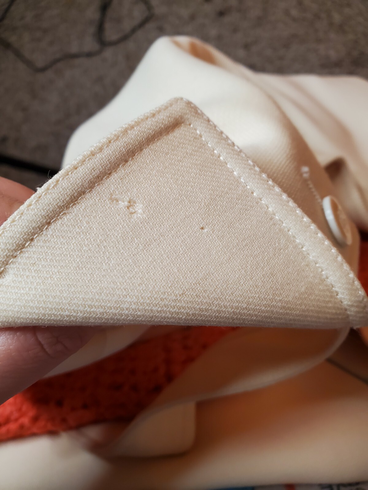 COURREGES c.1970’s Hyperbole Wool Beige Sleeveless A-Line Jumper Dress