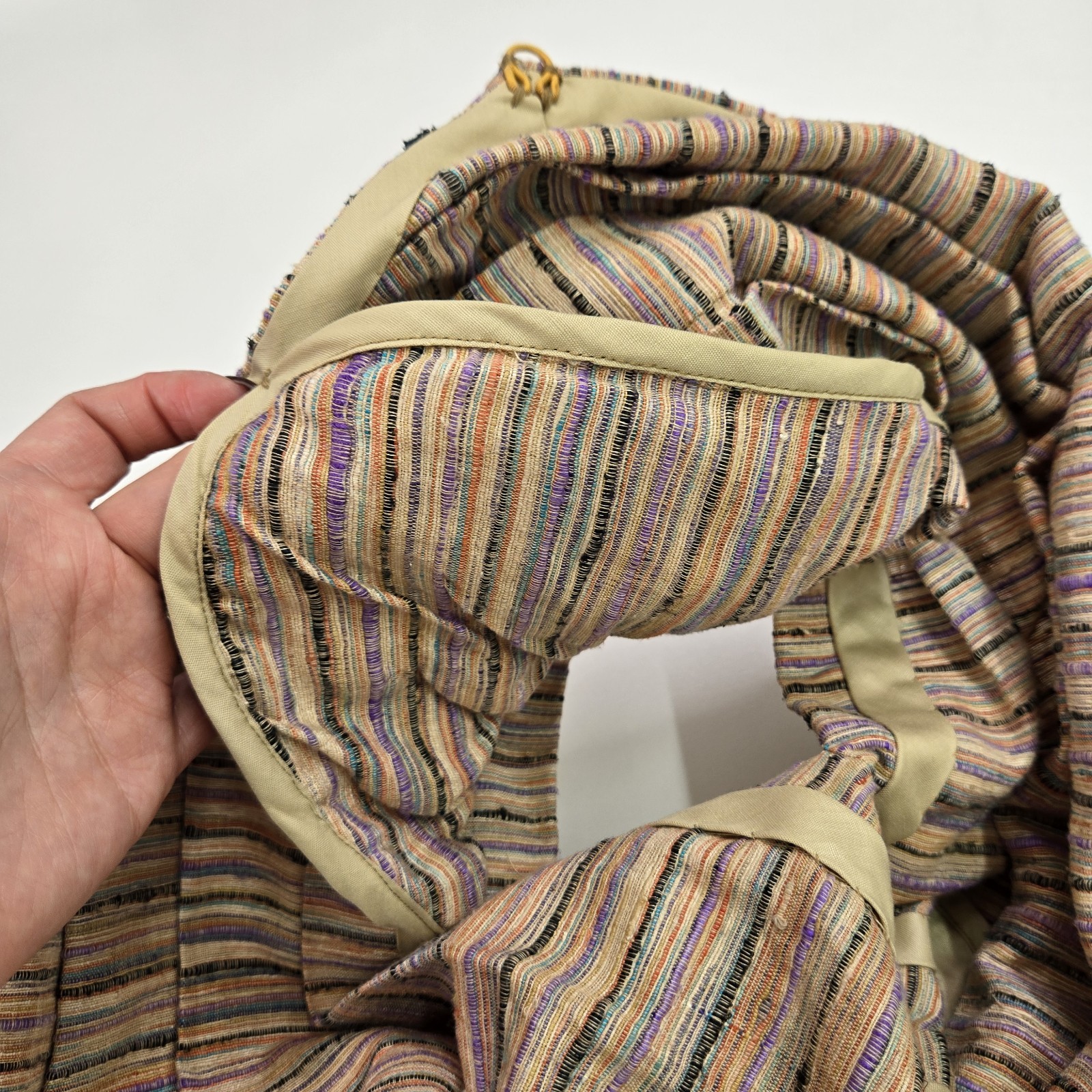 VTG OFAK Santa Fe Artisan & Weaver Chris O’Connell Striped Sleeveless Vest O/S