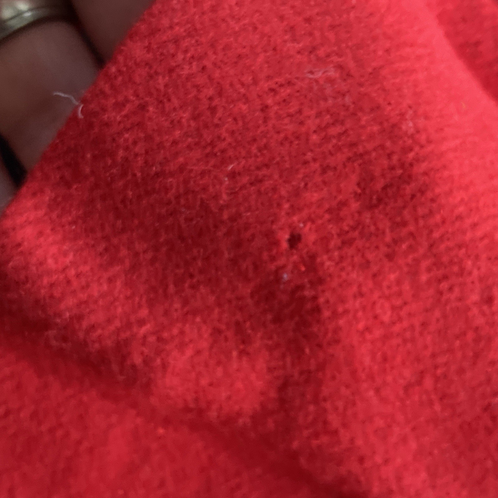 Vintage 50s 60s Penneys Red Wool Pleated Skirt Deadstock JC Penney Secretary