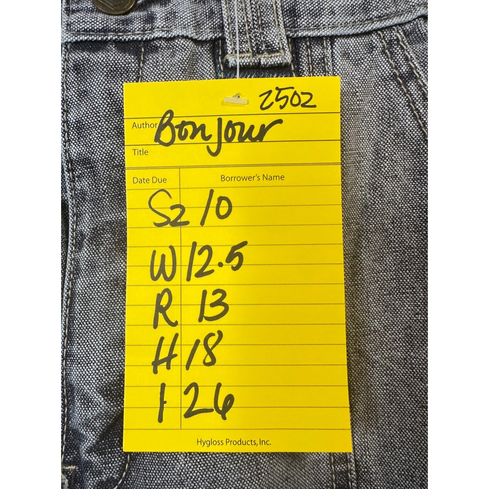 Vintage Bon Jour High Waisted Acid Wash Tapered Jeans Blue Sz 10 Retro 80s 90s